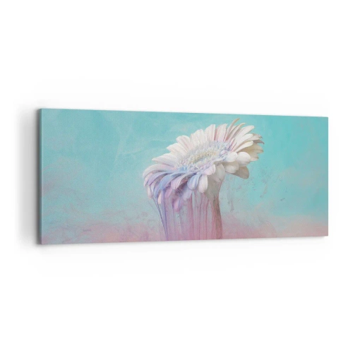Bild auf Leinwand - Leinwandbild - Blumenunterwelt - 100x40 cm