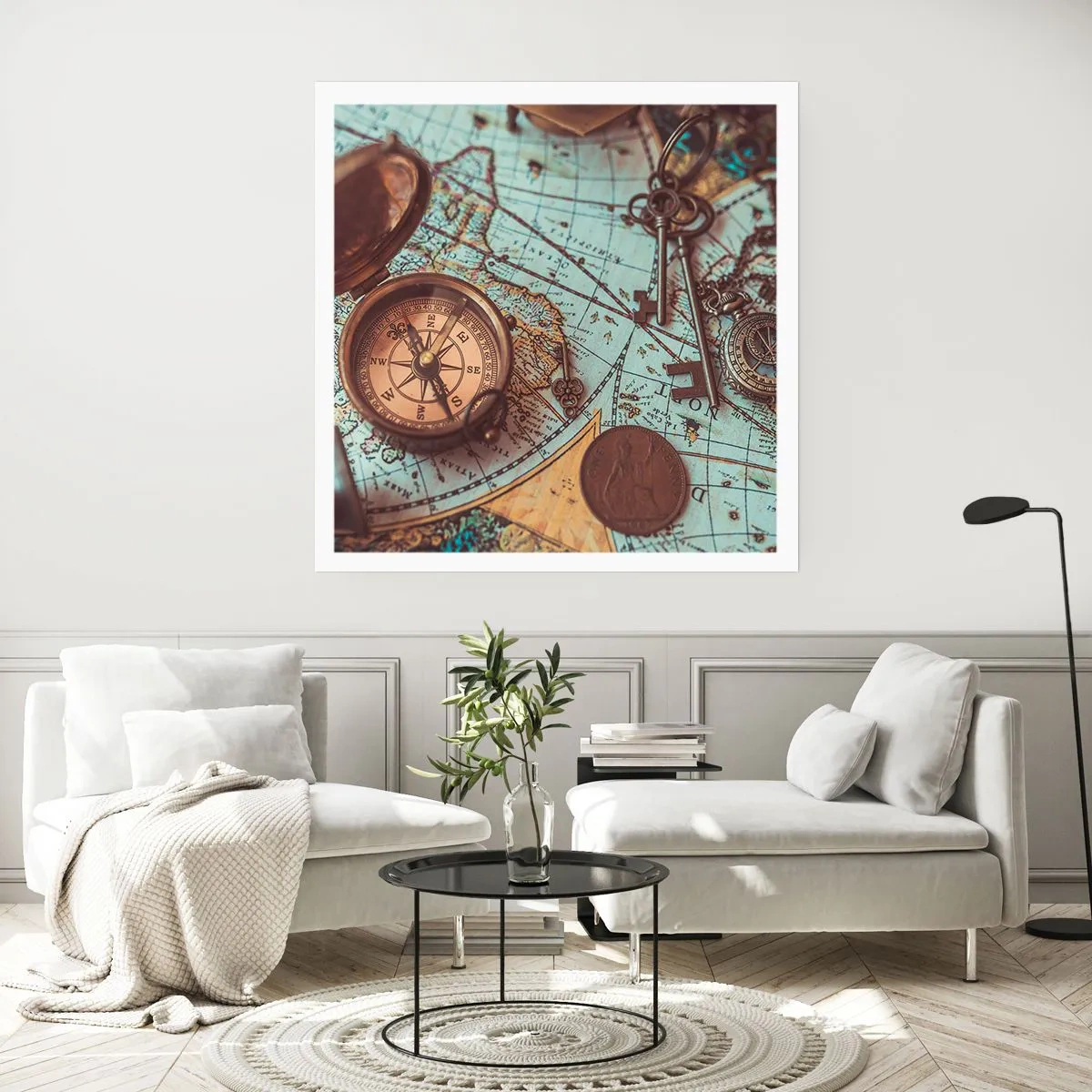 Poster - Für den Abenteurer - 40x40 cm