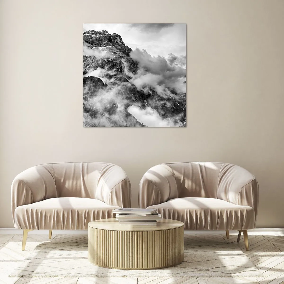 Glasbild - Bild auf glas - Schön und grausam - 70x70 cm