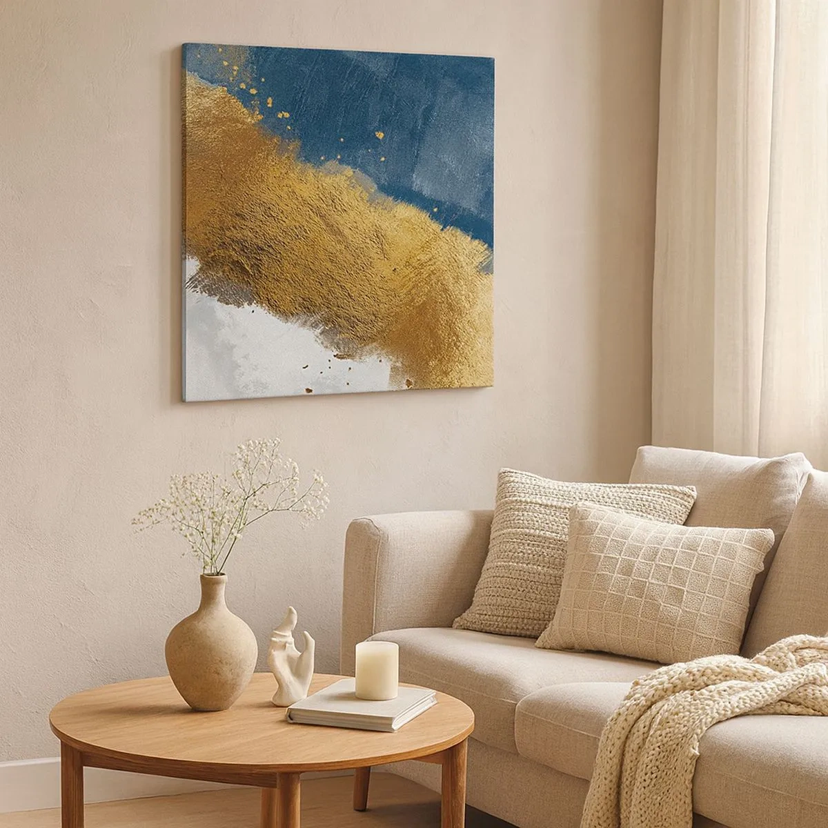 Bild auf Leinwand - Leinwandbild - Farben des Sommers - 30x30 cm