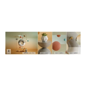 Fototapeten Muster Premium Canvas - Alles kann passieren - Abstraktion, Surrealismus, 3D - 100x30 cm