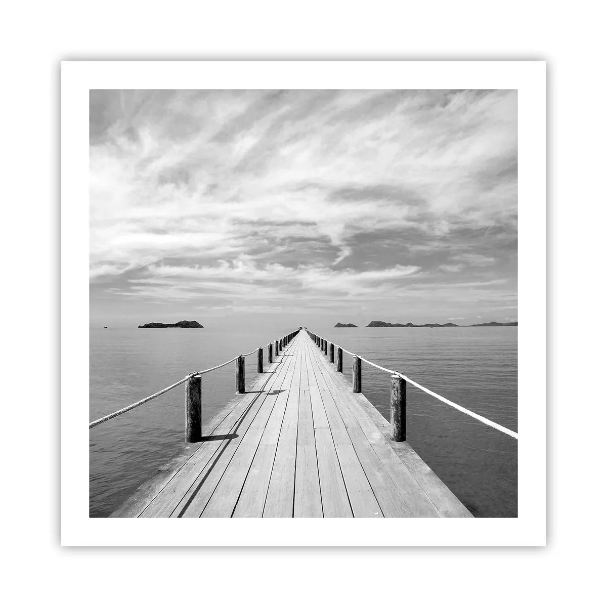 Poster - Oder vielleicht eine Reise ... - 60x60 cm