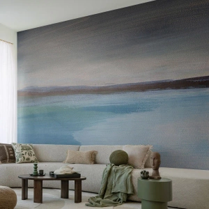 Fototapete Premium Sand - Horizontale Landschaft - Meer, Stück, Strand - 300x210 cm