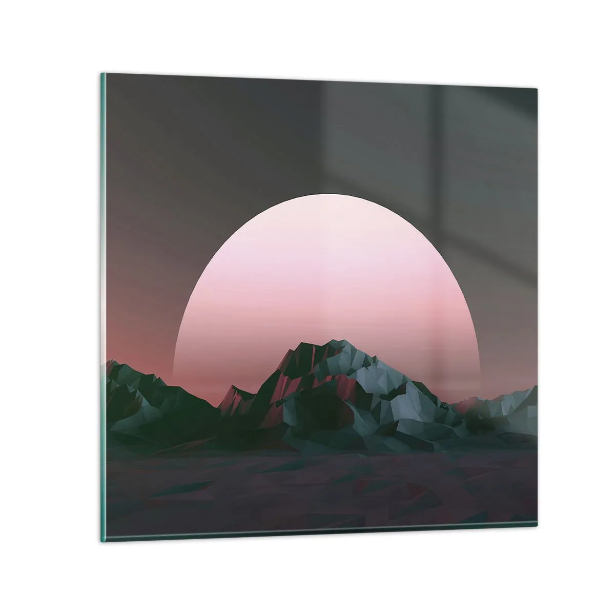 Glasbild - Bild auf glas - In einer Nachbargalaxie - 70x70 cm