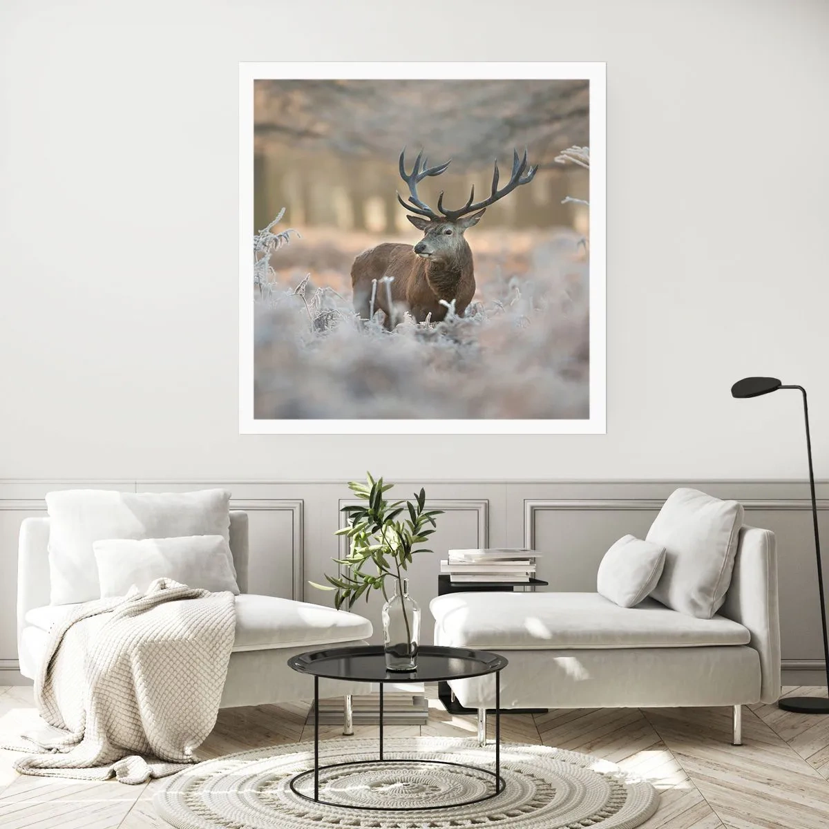 Poster - Ein flotter Morgen - 50x50 cm