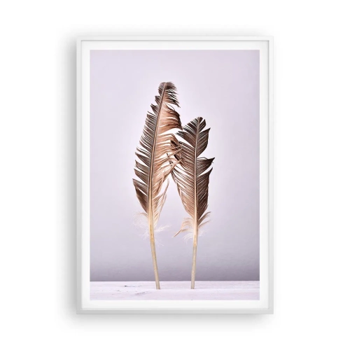 Poster in einem weißen Rahmen - Gegen das Nichts - 70x100 cm