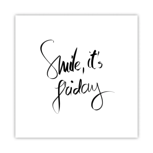 Poster - Echte Freude - 40x40 cm