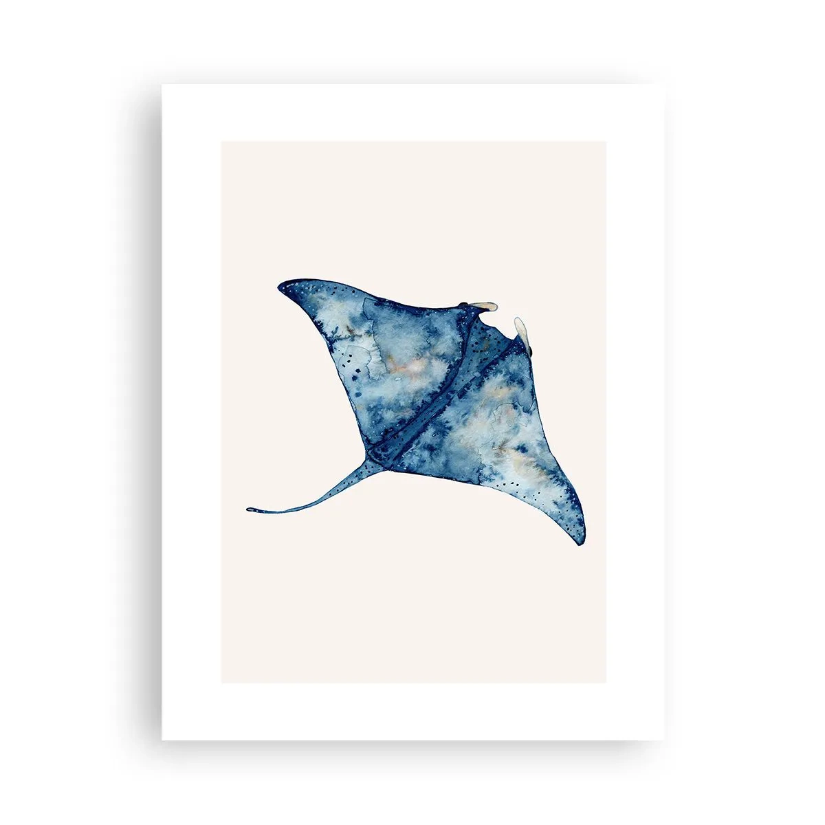Poster - Leben im Blau - 30x40 cm