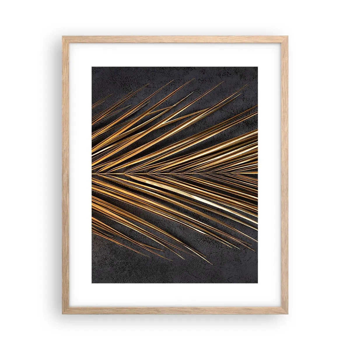 Poster in einem Rahmen aus heller Eiche - Das Gold der Tropen - 40x50 cm