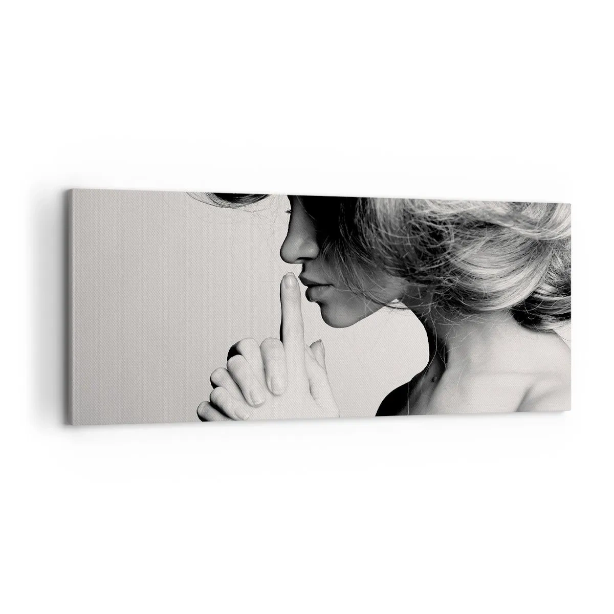 Bild auf Leinwand - Leinwandbild - Auf sich selbst hören - 100x40 cm