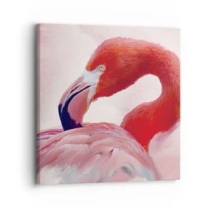 Bild auf Leinwand - Leinwandbild - Vogel Schönheit - 30x30 cm