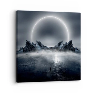 Bild auf Leinwand - Leinwandbild - Ende der Geschichte - 30x30 cm