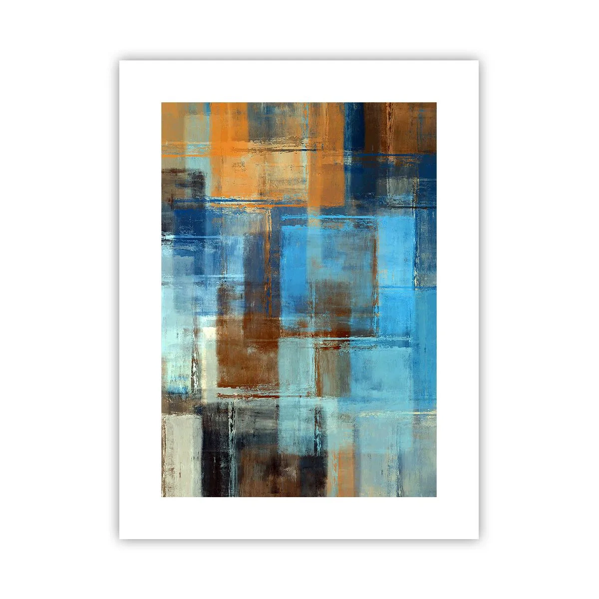 Poster - Durch den blauen Schleier - 30x40 cm
