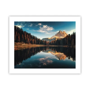 Poster - Doppelte Landschaft - 50x40 cm