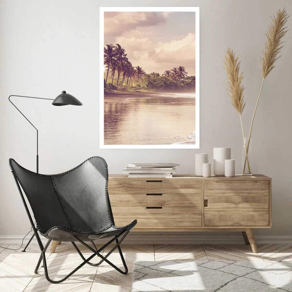 Poster - Die Liebkosung der Wellen - 61x91 cm