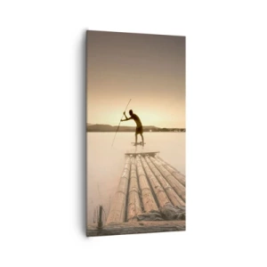 Bild auf Leinwand - Leinwandbild - Vor dem schlafen gehen - 65x120 cm