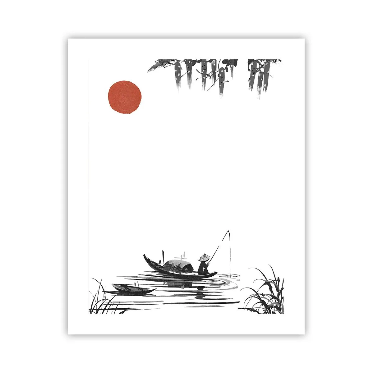 Poster - Asiatischer Nachmittag - 40x50 cm