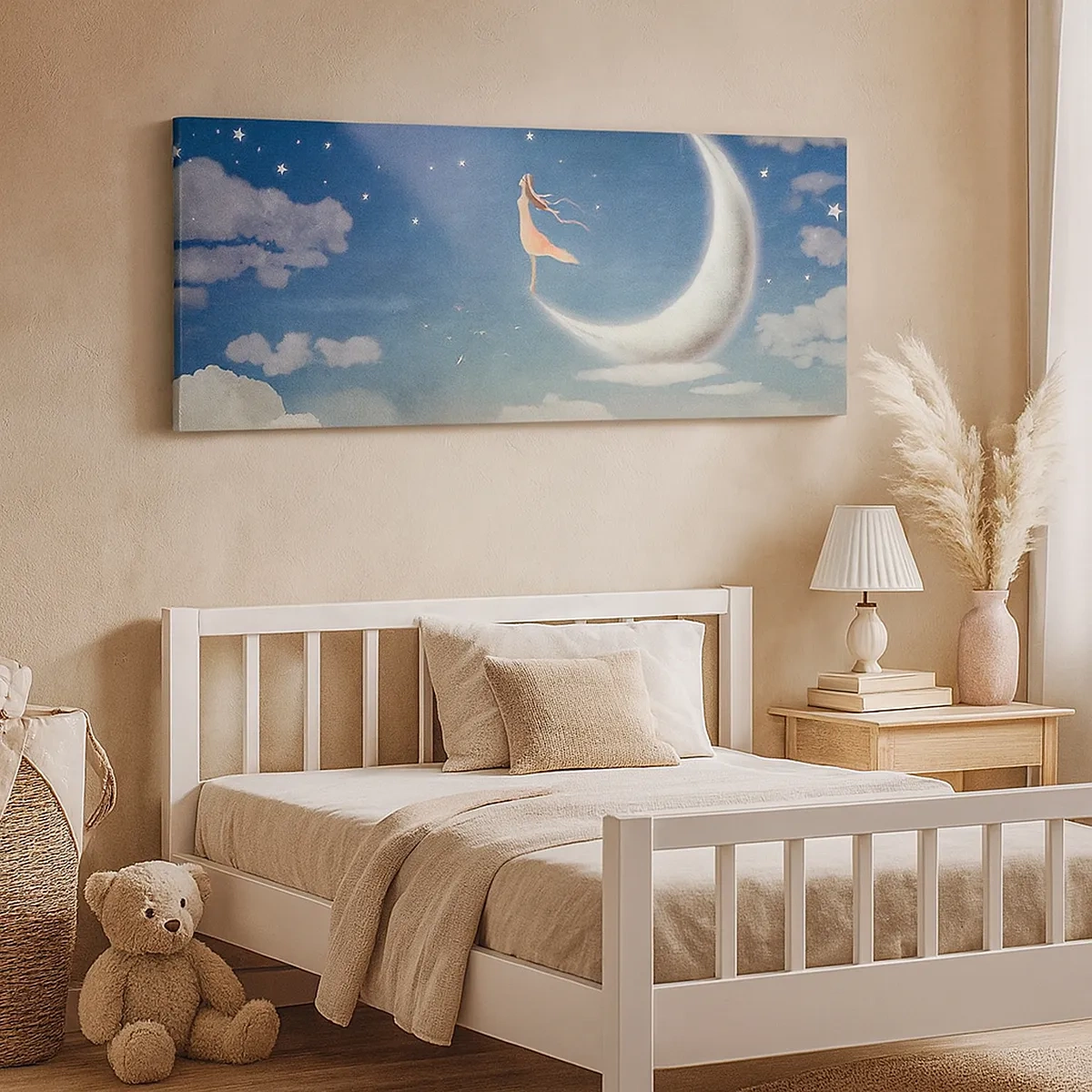 Bild auf Leinwand - Leinwandbild - Blauer Freier - 30x30 cm