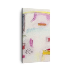 Bild auf Leinwand - Leinwandbild - Eher konvex als konkav oder flach - 45x80 cm