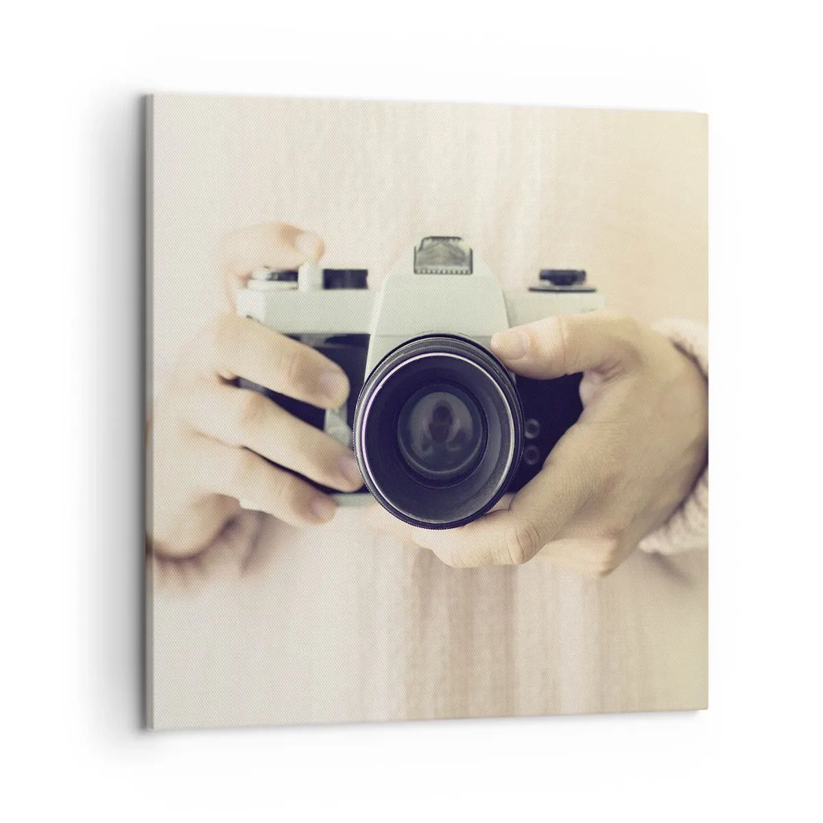 Bild auf Leinwand - Leinwandbild - Um mehr zu sehen ... - 50x50 cm