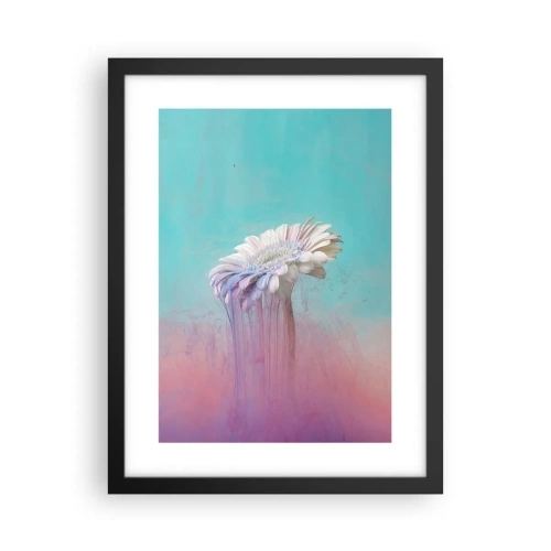 Poster in einem schwarzem Rahmen - Blumenunterwelt - 30x40 cm