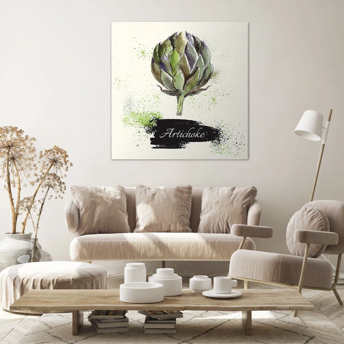 Bild auf Leinwand - Leinwandbild - Eviva-Gemüse! - 50x50 cm