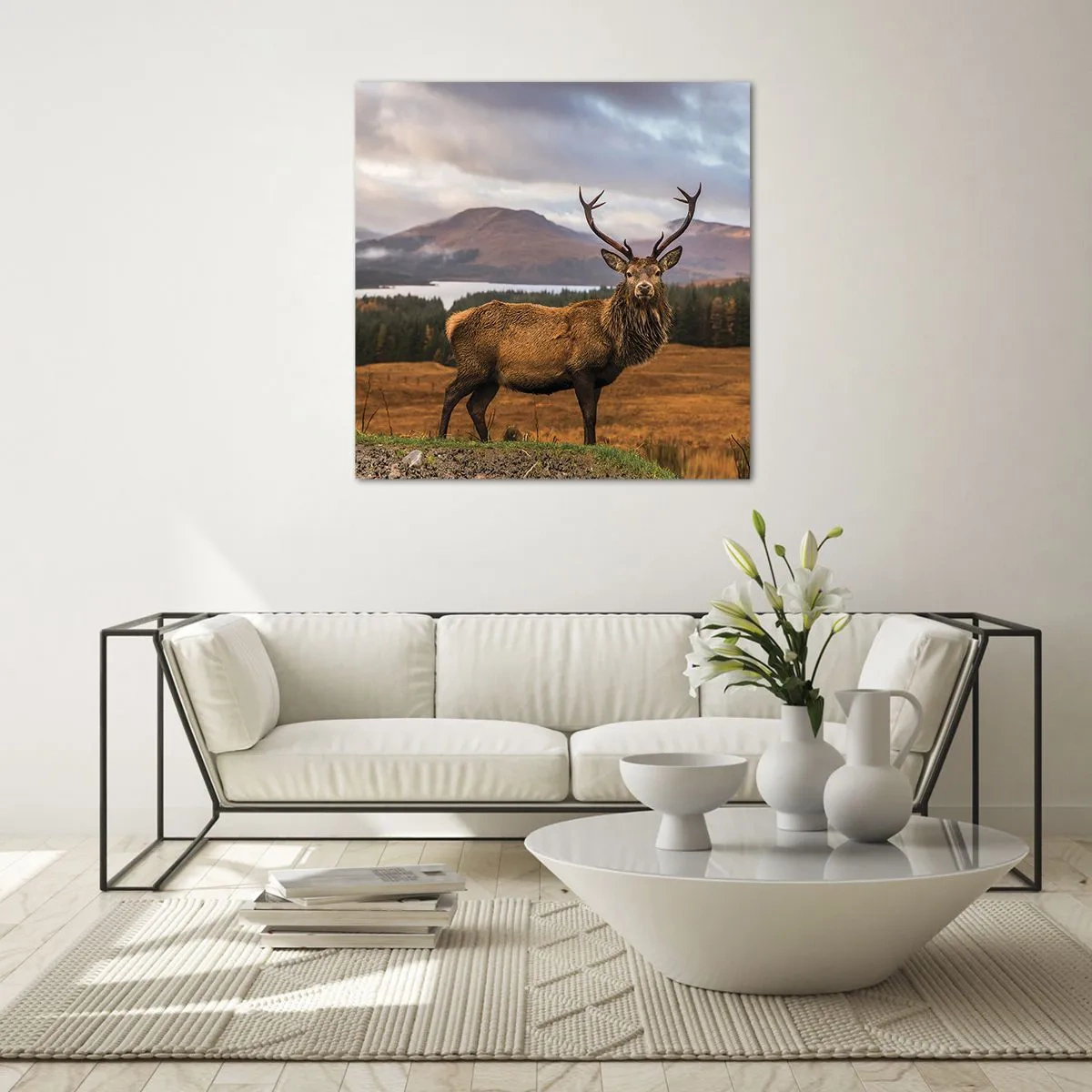 Glasbild - Bild auf glas - Die Majestät der Natur - 50x50 cm