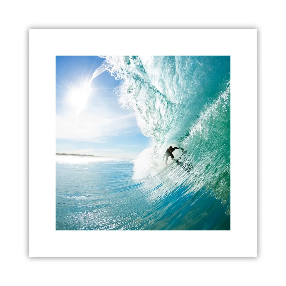 Poster - Immer Top - 30x30 cm
