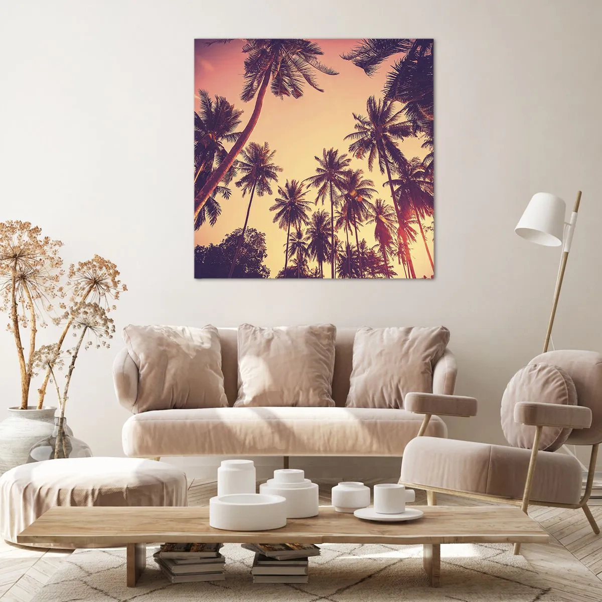 Bild auf Leinwand - Leinwandbild - Tropische Variante - 30x30 cm