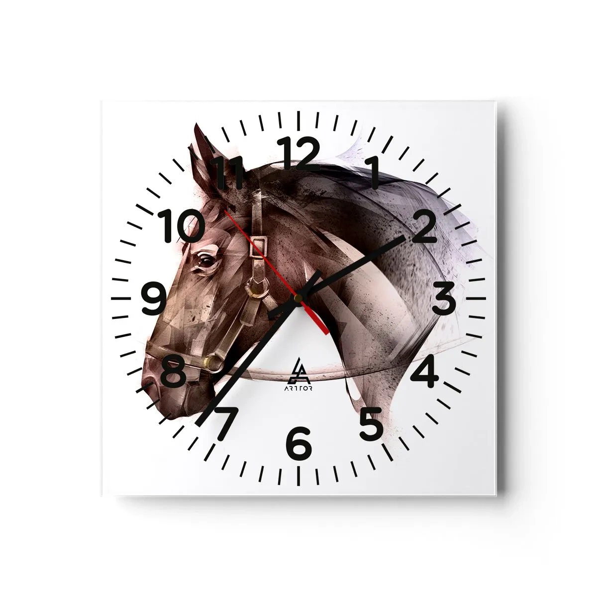 Wanduhr - Glasuhr - Was für eine Gnade - 40x40 cm
