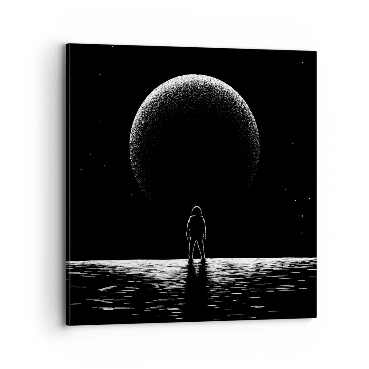 Bild auf Leinwand - Leinwandbild - Angesicht zu Angesicht - 70x70 cm