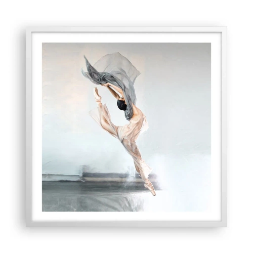Poster in einem weißen Rahmen - Im Tanzrausch - 60x60 cm