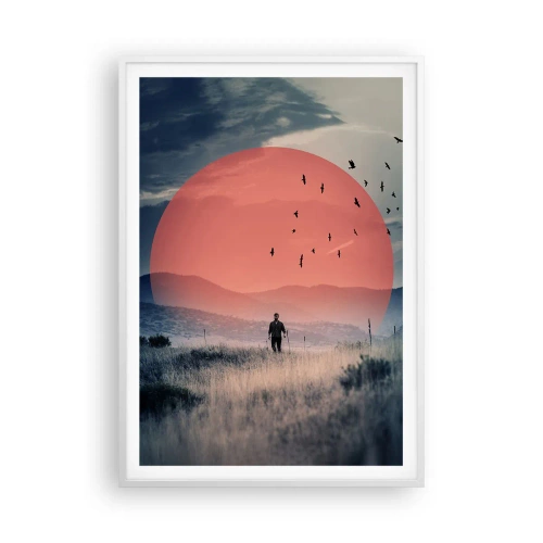 Poster in einem weißen Rahmen - In eigenen Elementen - 70x100 cm