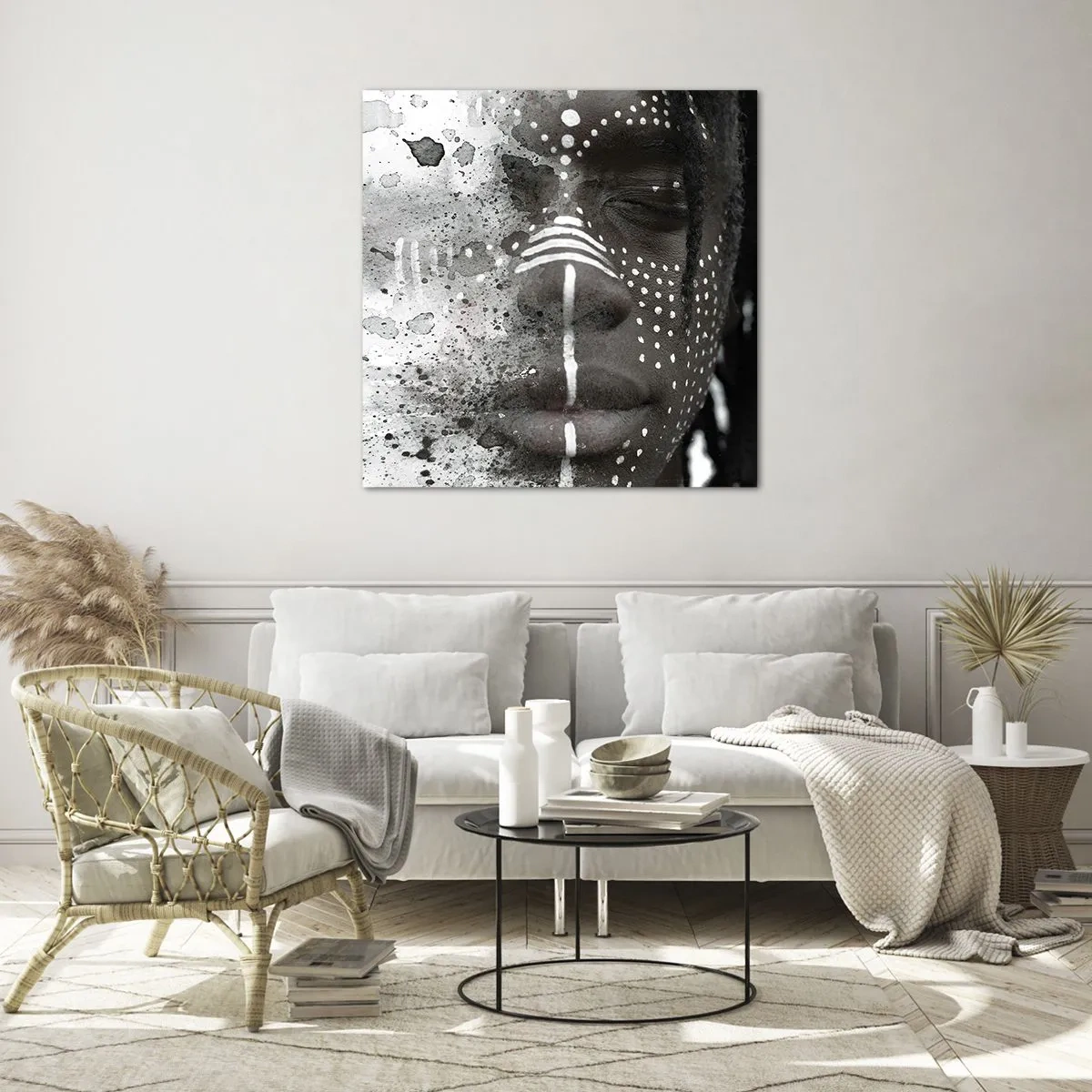 Glasbild - Bild auf glas - Entdecke den Urgeist - 70x70 cm