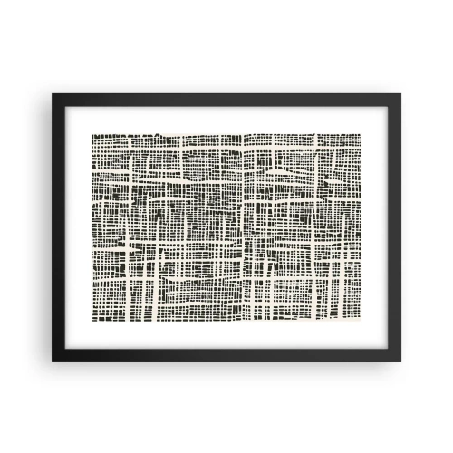 Poster in einem schwarzem Rahmen - Gewebte Komposition - 40x30 cm