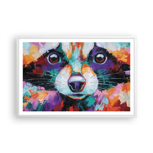 Poster in einem weißen Rahmen - Nur gute Emotionen - 91x61 cm