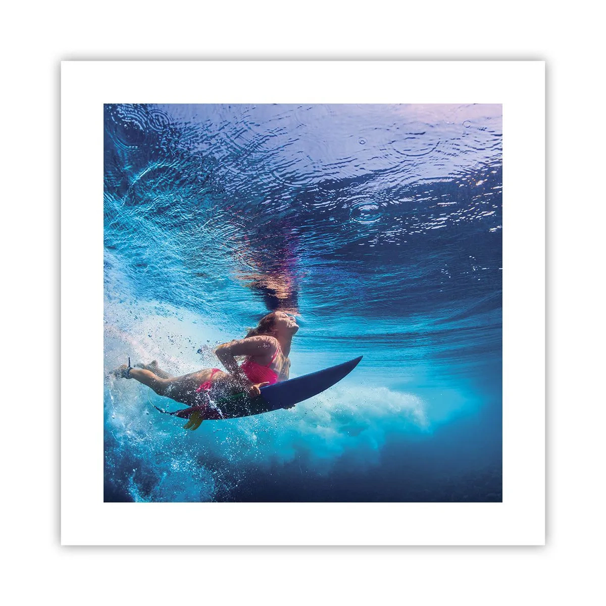 Poster - Tiefe der Freude - 40x40 cm