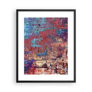 Poster in einem schwarzem Rahmen - Erinnerung und Vergessen - 40x50 cm