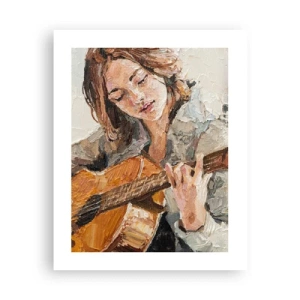 Poster - Konzert für Gitarre und Mädchenherz - 40x50 cm