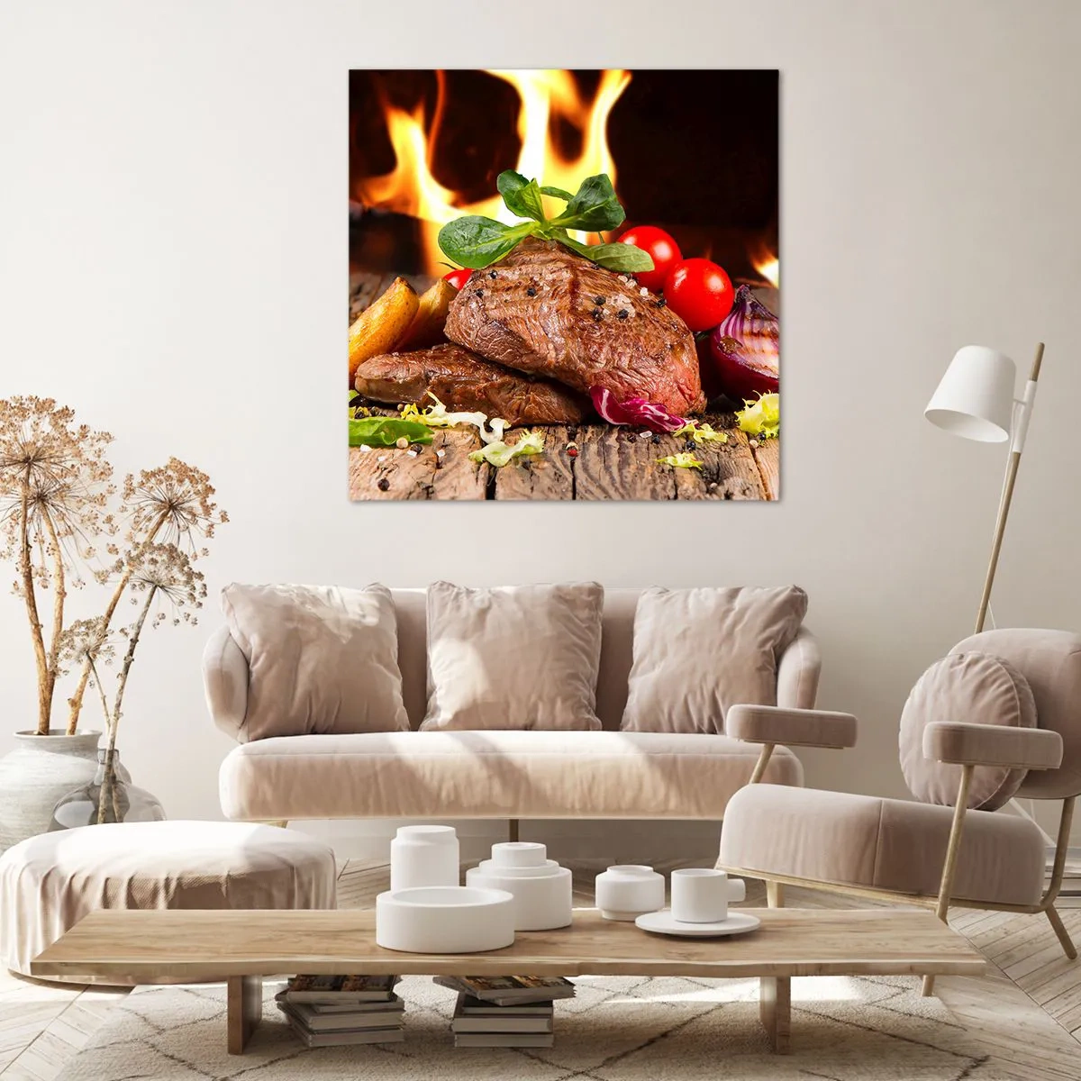 Bild auf Leinwand - Leinwandbild - Von Hitze gezaubert - 30x30 cm