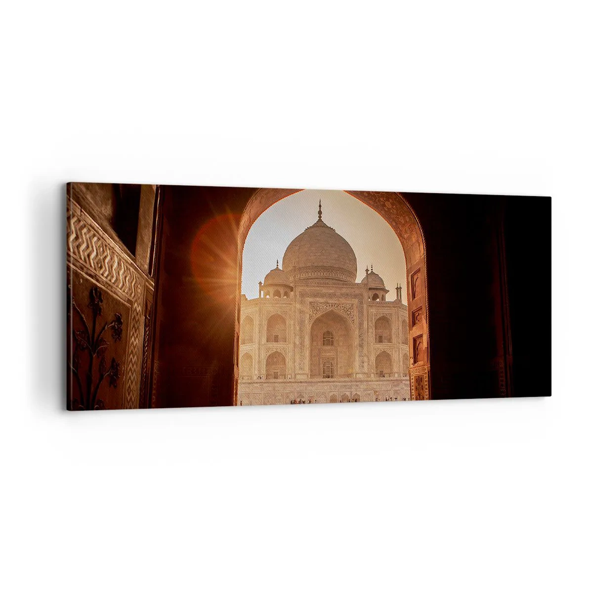 Bild auf Leinwand - Leinwandbild - Denkmal der überirdischen Liebe - 100x40 cm