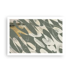 Poster - Rhythmische Abstraktion - 91x61 cm