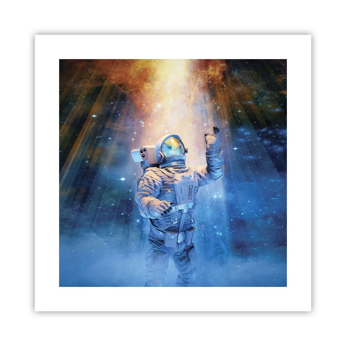 Poster - Endlich am Ende - 40x40 cm