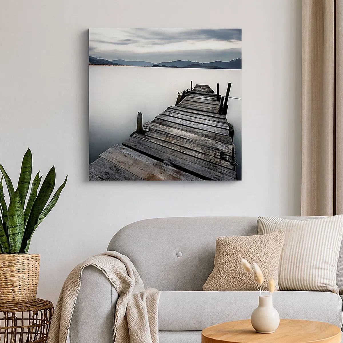 Bild auf Leinwand - Leinwandbild - Tauchen Sie ein in Ruhe - 30x30 cm