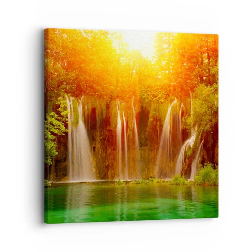 Bild auf Leinwand - Leinwandbild - In der Sonne und im Schatten - 30x30 cm