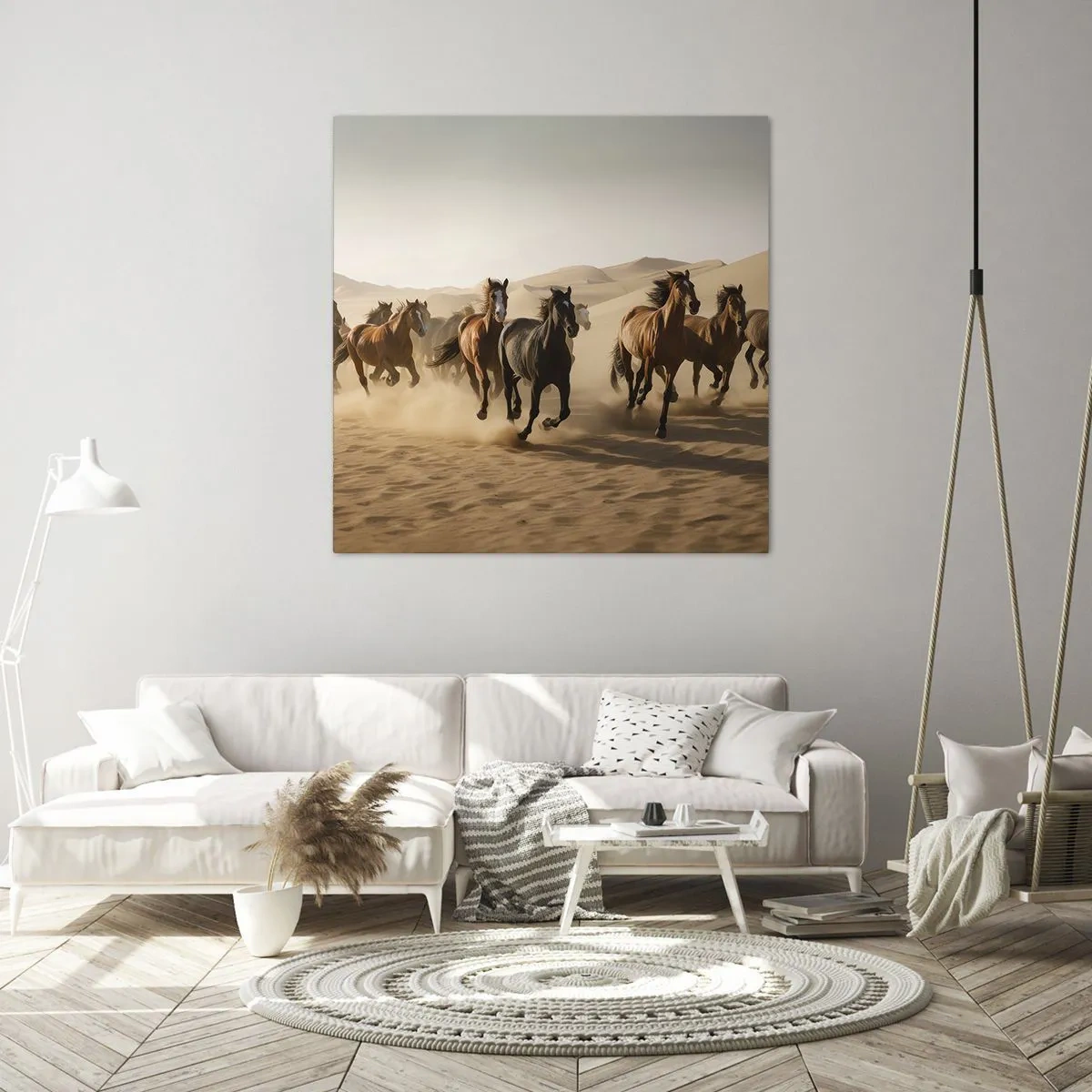 Bild auf Leinwand - Leinwandbild - Frei wie der Wind - 30x30 cm