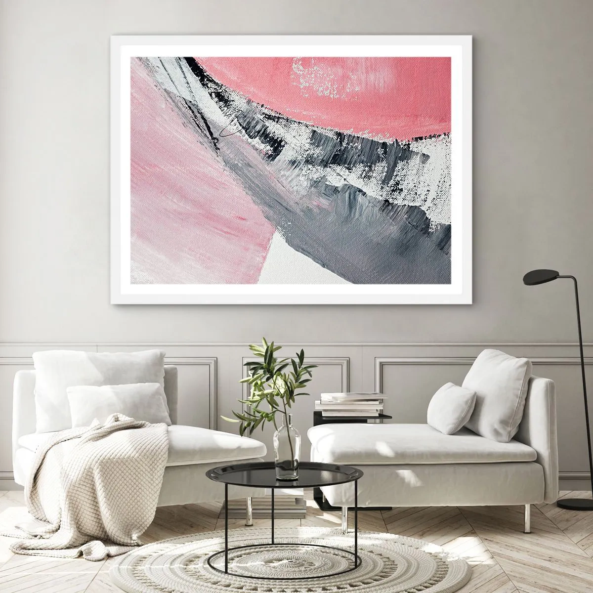 Poster in einem weißen Rahmen - Passende Komposition - 40x30 cm