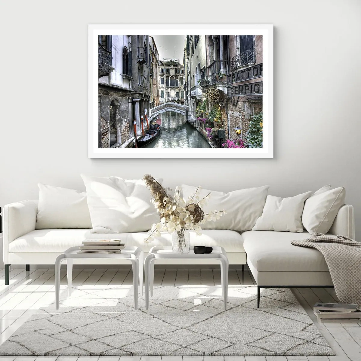 Poster in einem weißen Rahmen - Seit Jahrhunderten in stiller Besinnung - 40x30 cm