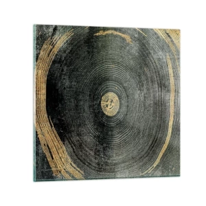 Glasbild - Bild auf glas - Veränderung und Beständigkeit - 50x50 cm