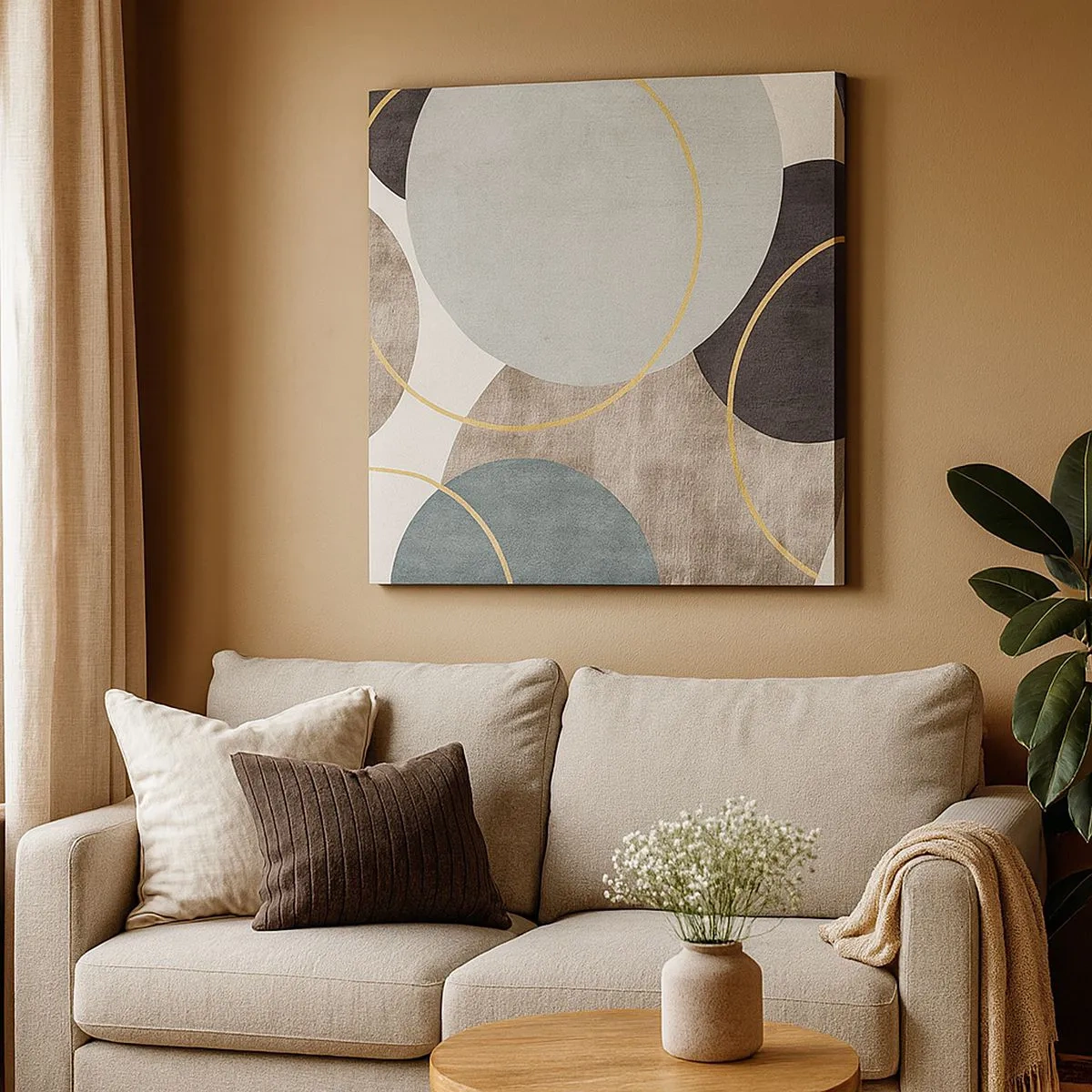 Bild auf Leinwand - Leinwandbild - Rad für Rad - 30x30 cm